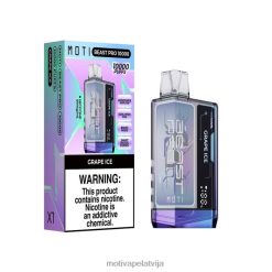 MOTI Beast Pro vienreizējās lietošanas vape (5%, 10000 uzpūtienu) 628D045 MOTI vape pods vīnogu ledus