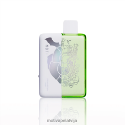 MOTI Duo 9000 vienreizējās lietošanas vape (5%, 9000 uzpūtienu) 628D066 MOTI vape review zemeņu kivi