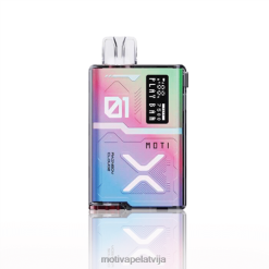 MOTI Play Bar 7500 vienreizējās lietošanas vape (5%, 7500 uzpūtienu) 628D057 MOTI vape near me varavīksnes mākonis
