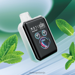 MOTI Triplus 20 000 vienreizējās lietošanas tvaiku (5%, 20 000 uzpūtienu) 628D05 MOTI vape pods maiami piparmētra