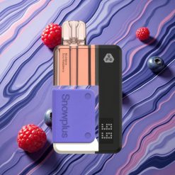 Snowplus Swift 15000 puffs Zilā ērkšķogu Siera Pārvietojamā baterija Latvija vape