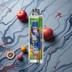 UWIN Crystal 10000 Puffs Divu Ābolu RGB Latvija vape