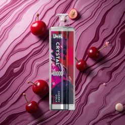 UWIN Crystal 10000 Puffs ķiršu kola RGB Latvija vape