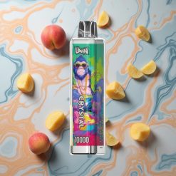 UWIN Crystal 10000 Puffs Persiku Mango Ananāsu RGB Latvija vape