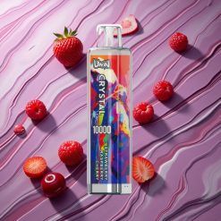 UWIN Crystal 10000 Puffs Zemenes Aveņu Ķiršu RGB Latvija vape