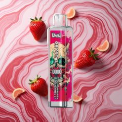 UWIN Crystal 10000 Puffs Zemeņu Arbūzs RGB Gaismas Latvija vape