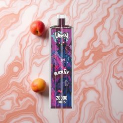 Uwin Shisha Crystal 20000 Puffs Persiku Ledus Latvija vape