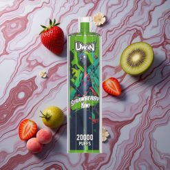 Uwin Shisha Crystal 20000 Puffs Zemene-Ķīvi Latvija vape