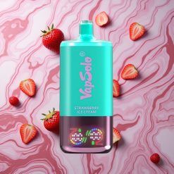 VapSolo Triple 30000 Puffs 40ml Zemeņu Saldējums Latvija vape