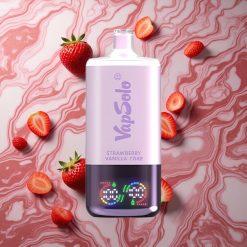 VapSolo Triple 30000 Puffs 40ml Zemeņu Vanillas Koka Latvija vape