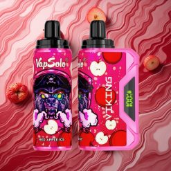 VapSolo VIKING 12000 Puffs 22ml Sarkanā ābolu ledus Latvija vape