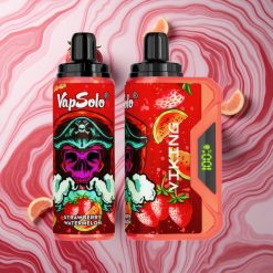 VapSolo VIKING 12000 Puffs 22ml Zemeņu Arbūzu Latvija vape