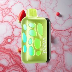 VOZOL RAVE 40000 Arbūzu Burbuļu Gumija 20/50mg/ml Nikotīna 80% Uzlāde 20 Minūtēs Latvija vape