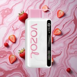 VOZOL STAR 9000/12000 Zemeņu saldējums 30% ātrāka uzlāde 650mAh Latvija vape